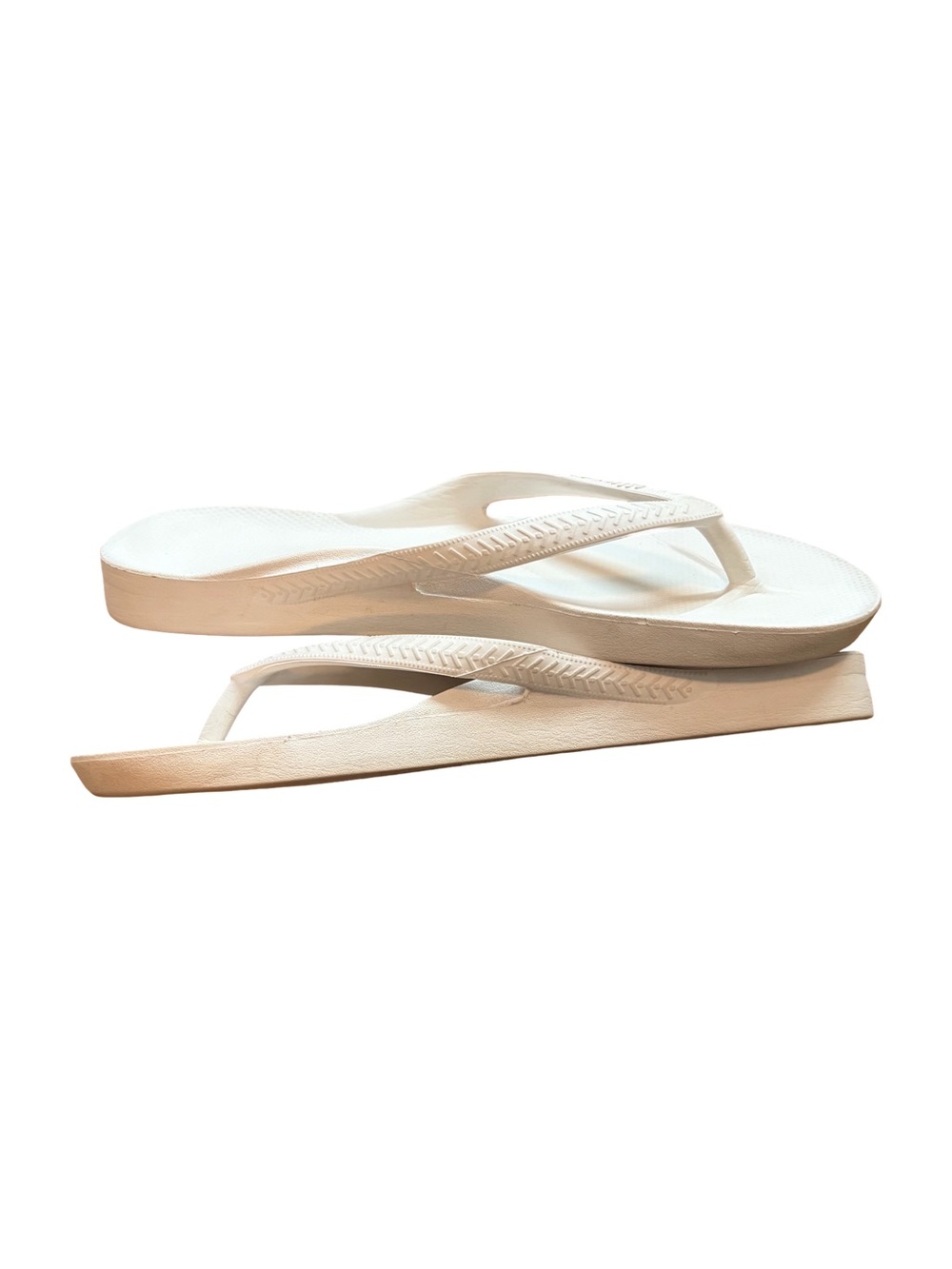 Archie’s Flip Flops White Size 9 - Picture 3 of 6